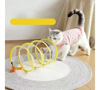 Cute Cat Tunnel, Portable Lightweight Steel Wire Cat Tunnel, Easy to Store for Home (Rat)