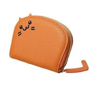 Cute Cat Wallet Pouch - Lightweight Cartoon Closure Pouch, Compact Stylish Coin Purse | Durable Cartoon Money Travel Wallet, Multifunctional Leather Wallet Holder Organizer for Cards and Cash