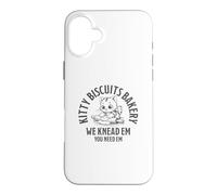 Cute Cat With Rolling Pin. Kitty Biscuits Bakery Case for iPhone 16 Plus