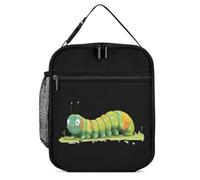 Cute Caterpillar Lunch Box for Men Women | Insulated Lunchbox Portable Cooler Tote Bag with Handle for Work Picnic