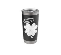 Cute Catholic St Patricks Day Holy Shamrock Stainless Steel Insulated Tumbler