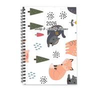 Cute Cats 2026 Diary A5 To Do List Notebook Journal Diaries Journals for Women Diary Planner for University Student Week To View Monthly Year Planner with Dotted Line Note Page Slim