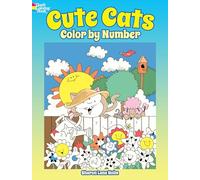 Cute Cats Color by Number (Dover Coloring Books)