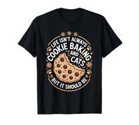 Cute Cats Cookie Baking Cooking Cook Chef Mom Dad T-Shirt