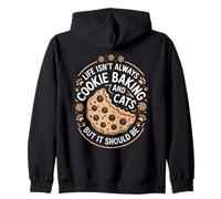 Cute Cats Cookie Baking Cooking Cook Chef Mom Dad Zip Hoodie
