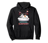 Cute CATS Cozy Sleepshirt For Couples Valentine's Day 2026 Pullover Hoodie
