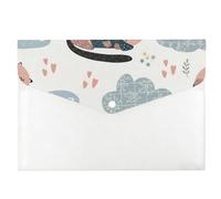 Cute Cats Folder, Folders A4, Small Folder, School Stuff A4 Pockets Plastic Wallet, Accordion File Organiser with Snap Button, Plastic Pockets for School Office Home Travel
