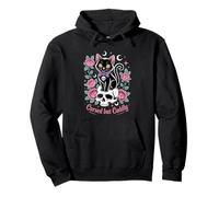 Cute Cats Gothic Mystical Cursed But Cuddly Cat Kittens Pullover Hoodie