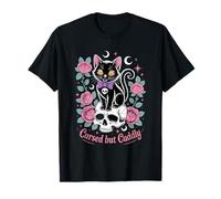 Cute Cats Gothic Mystical Cursed But Cuddly Cat Kittens T-Shirt