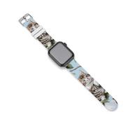 Cute Cats in Tree Funny Silicone Watch Band 38mm/40mm