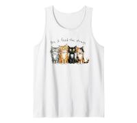 Cute Cats Kittens I Feed Strays Stray Cat Care Love Tank Top