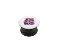 Cute Cats Meow Heart Sunglasses Feline Stack PopSockets Adhesive PopGrip