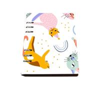 Cute Cats Notebook A5, Pu Leather Notebooks, Lined Paper Cute Notebook 180Pages/90Sheets, Exercise Books for Note Taking, A5 Notepad for Meeting, Office Paper Products Women Man