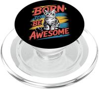 Cute Cats Quotes Born To Be Awesome Sunglasses Cat Kittens PopSockets PopGrip for MagSafe