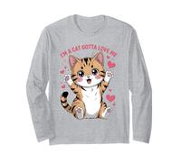 Cute Cats Quotes I'm A Cat Love Kitten Kittens Long Sleeve T-Shirt