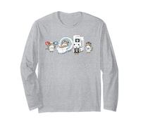 Cute Cats Radiology Clinic X-ray MRI Feline Long Sleeve T-Shirt