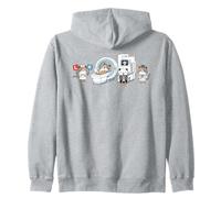 Cute Cats Radiology Clinic X-ray MRI Feline Zip Hoodie