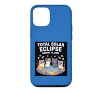 Cute Cats Total Solar Eclipse August 12 2026 Astronomy Case for iPhone 12/12 Pro