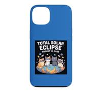 Cute Cats Total Solar Eclipse August 12 2026 Astronomy Case for iPhone 13