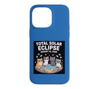 Cute Cats Total Solar Eclipse August 12 2026 Astronomy Case for iPhone 14 Pro Max