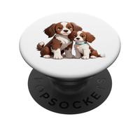 Cute Cavalier King Charles Spaniel Dogs PopSockets Adhesive PopGrip