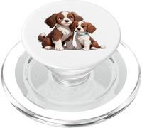 Cute Cavalier King Charles Spaniel Dogs PopSockets PopGrip for MagSafe