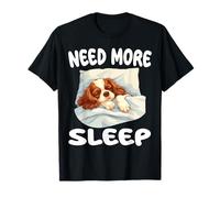 Cute Cavalier King Charles Spaniel Need more Sleep Pajamas T-Shirt