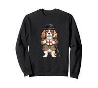 Cute Cavalier King Spaniel Dog Mug Coffee England Flag Sweatshirt