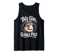 Cute Cavy This Girl Loves Guinea Pigs Tank Top