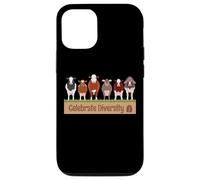 Cute Celebrate Diversity Breeds Cute Farm Animal Bovine Cow Case for iPhone 12/12 Pro