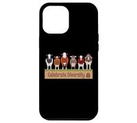 Cute Celebrate Diversity Breeds Cute Farm Animal Bovine Cow Case for iPhone 12 Pro Max