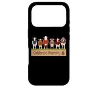 Cute Celebrate Diversity Breeds Cute Farm Animal Bovine Cow Case for iPhone 17 Pro