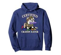 Cute CERTIFIED CRAYONS EATER Corps Old Vet My Military Dad Pullover Hoodie