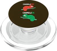 Cute Chameleon Owner Reptile Herpetology Chameleoff Animal PopSockets PopGrip for MagSafe