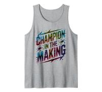 Cute Champion in THE Making Sports Field Day Win On Snack Tank Top
