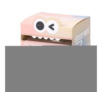 Cute Character Sticky Notes - Fun Pastel Pull-Out Memo Pad, Vibrant Gradient Design, 105 Pages, Super Adhesive, Ideal for Teachers, Students, School Prep, Home,