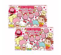Cute Character Strawberry Flavoured Chocolates 40g | Cute Japanese Sweets with Collectable Packaging (Pack of 2)