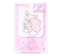 Cute Characters MultiRing - Versatile Phone Ring Holder Compatible with 10-15mm Cases, Secure Phone Ring Grip, Easy Installation, Ideal Cell Phone Finger Holder & Grip (Litte-TwinStars)