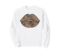 Cute Cheetah Leopard Big Lips Girl Boss Sweatshirt