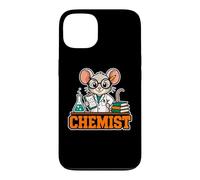 Cute Chemist Mouse Science Student Graphic Case for iPhone 13