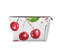 Cute Cherry Printed, Makeup Bag Cosmetic Bag Portable Travel Toiletry Bag Pencil Case Toiletry Pouch