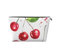 Cute Cherry Printed, Toiletry Pouch Makeup Bag Cosmetic Bag Portable Travel Toiletry Bag