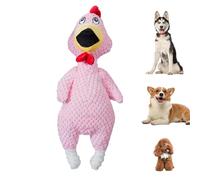Cute Chew Toy for Dogs - Interactive Chicken Design, Appealing Squeaky Toy | Funny Dog Toy That Creates Squeezing Sounds, The Perfect Play Solution for Small, Medium