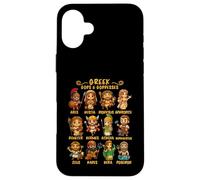 Cute Chibi Ancient Greek Mythology Gods & Goddesses Case for iPhone 16 Plus