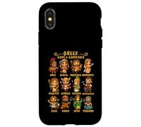 Cute Chibi Ancient Greek Mythology Gods & Goddesses Case for iPhone X/XS