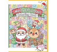 Cute Chibi Christmas Coloring Book: Kawaii Holiday Fun: Adorable Santa, Reindeer, Elves & Winter Wonderland Scenes with Thick, Clean Outlines - ... Toddlers, and Adults Who Love Easy Coloring!