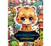 Cute Chibi Creatures Coloring Book : Adorable and Whimsical Coloring Book for All Ages: Magical World of Playful Chibis: Delightful Coloring Adventure for Kids and Adults