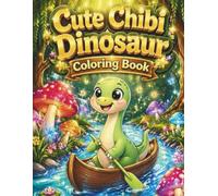 Cute Chibi Dinosaur Coloring Book: An Adorable and Relaxing Coloring Adventure for Kids and Dinosaur Enthusiasts