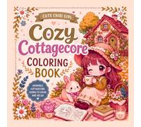 Cute Chibi Girl Cozy Cottagecore Coloring Book: Relax and Unwind with Adorable Chibi Cottagecore Illustrations
