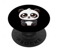 Cute Chibi Panda Kawaii Cartoon Character PopSockets Adhesive PopGrip